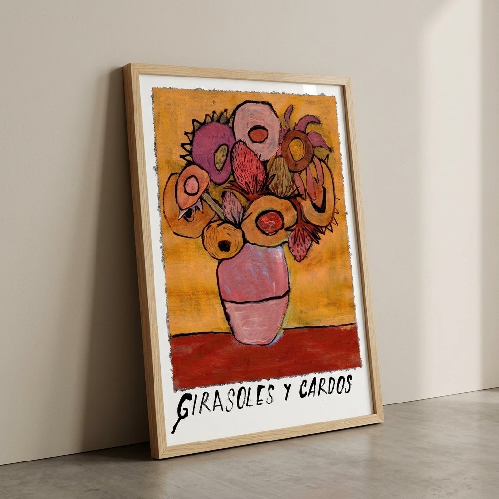 Girasoles y Cardos