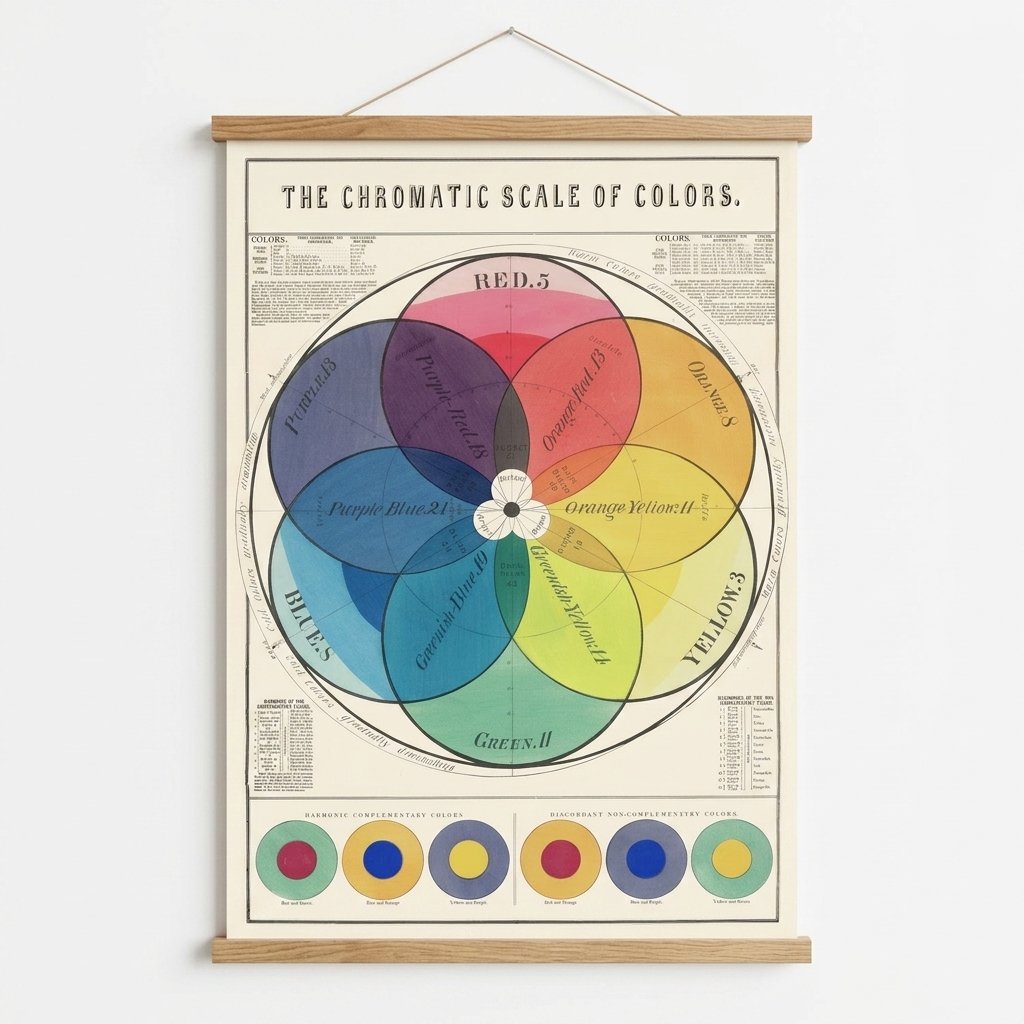 Escala Cromática de los Colores Póster — vista 5