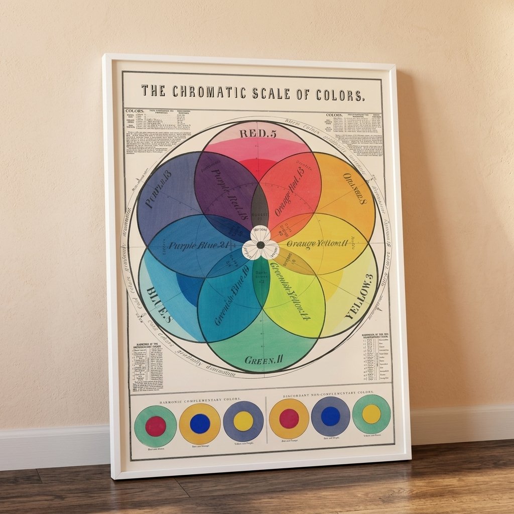 Escala Cromática de los Colores Póster — vista 4