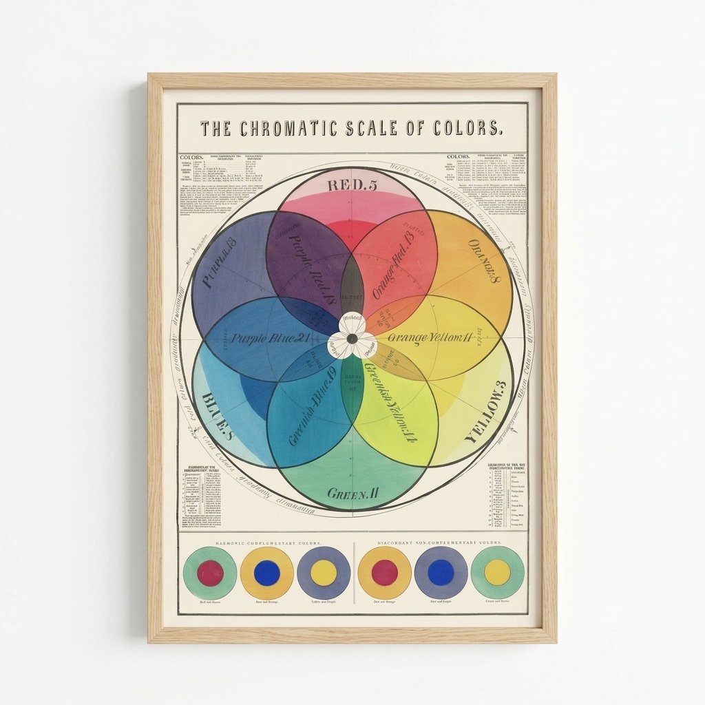 Escala Cromática de los Colores Póster — vista 3