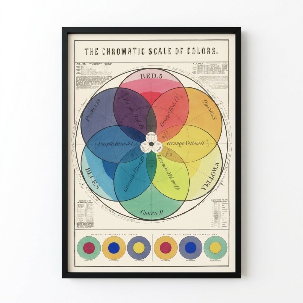 Escala Cromática de los Colores Póster — vista 5