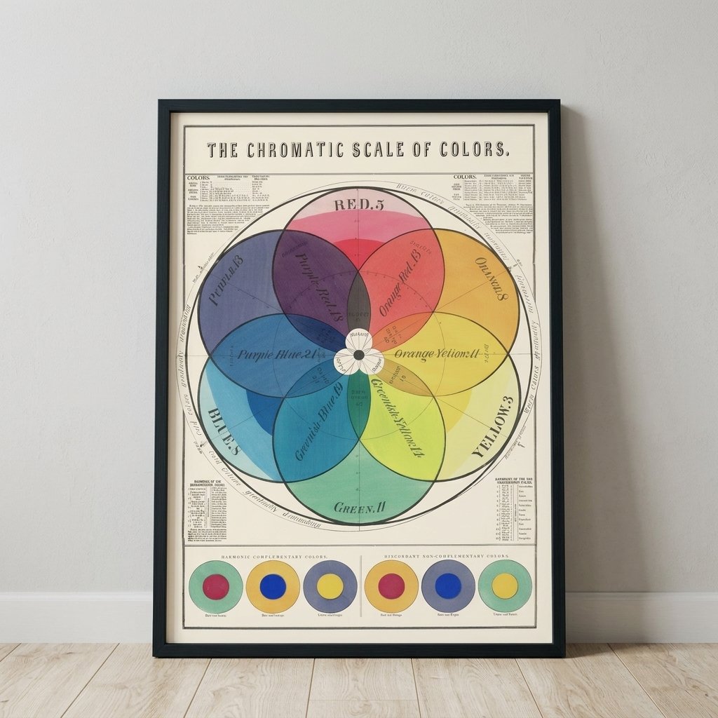 Escala Cromática de los Colores Póster — vista alternativa