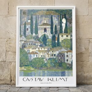 La Iglesia de Cassone - Paisaje con Cipreses