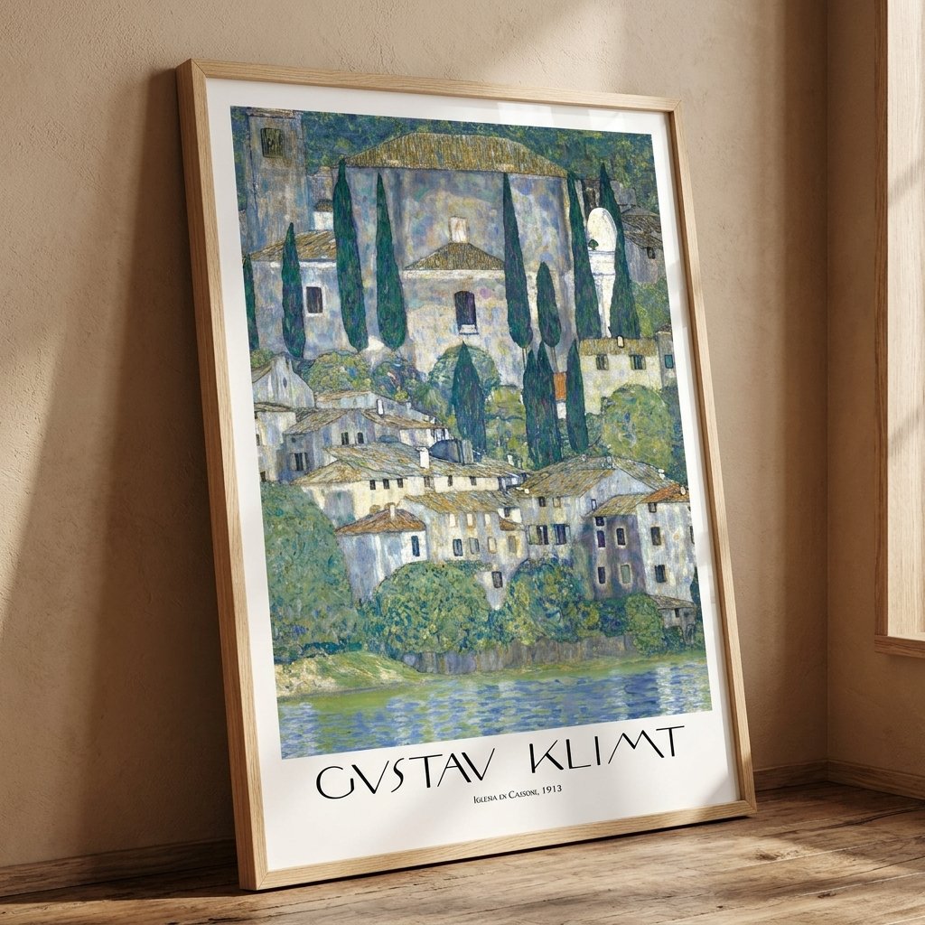 La Iglesia de Cassone - Paisaje con Cipreses — vista alternativa