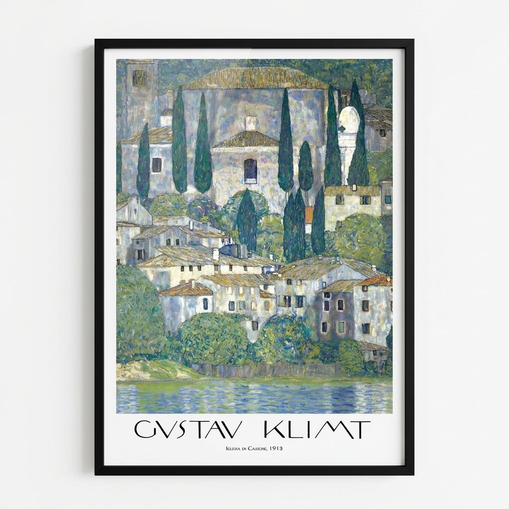 La Iglesia de Cassone - Paisaje con Cipreses — vista 5