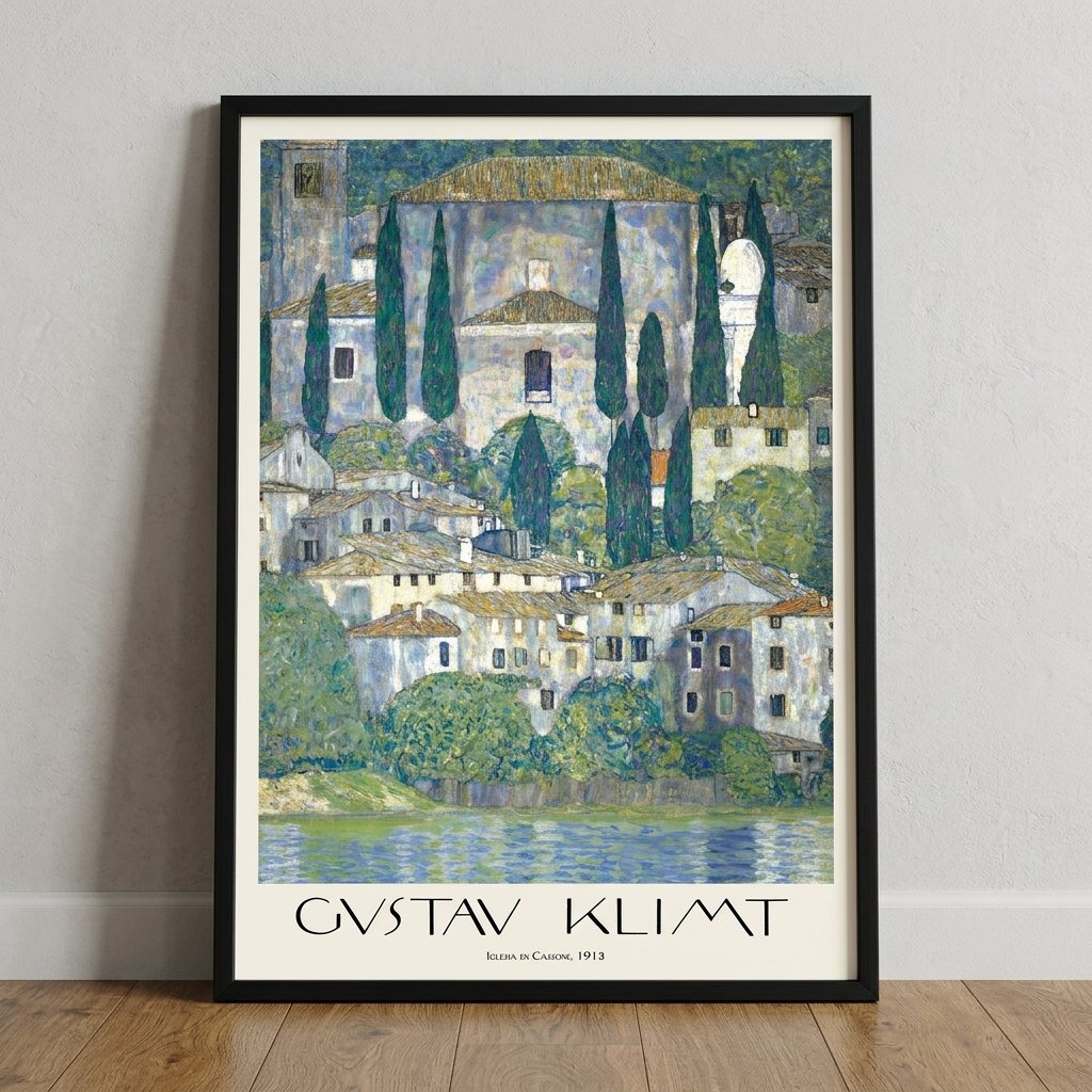 La Iglesia de Cassone - Paisaje con Cipreses — vista 3