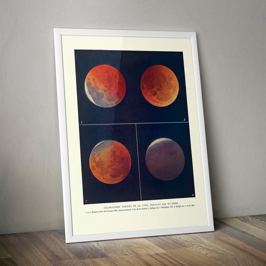 Colorations variees de la lune - pendant les eclipses — vista alternativa