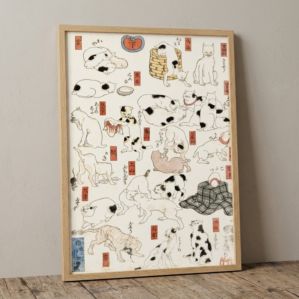 Los Gatos de las 53 Estaciones del Tōkaidō — vista 4