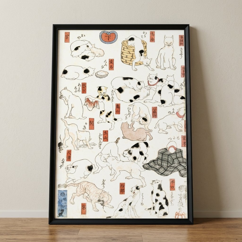 Los Gatos de las 53 Estaciones del Tōkaidō — vista 3