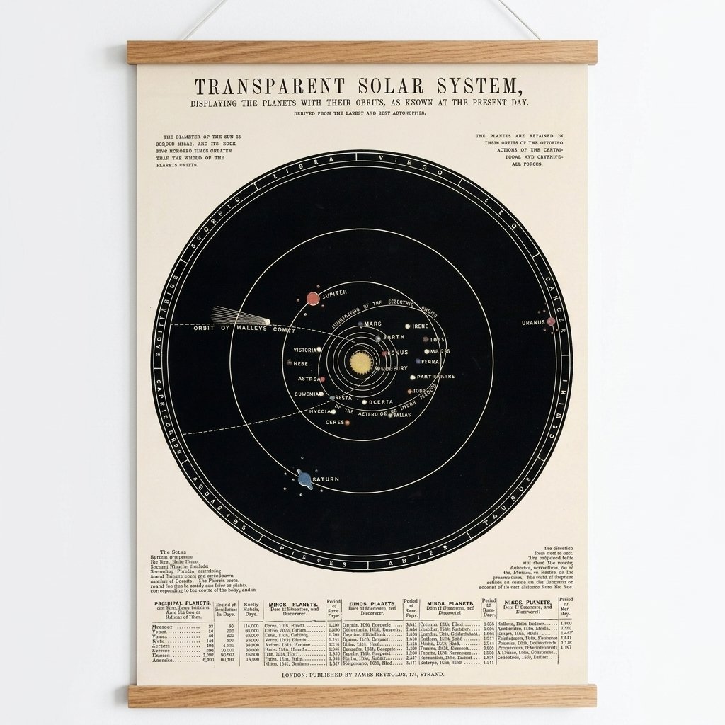 Diagramas Astronómicos: El Sistema Solar Transparente — vista 5