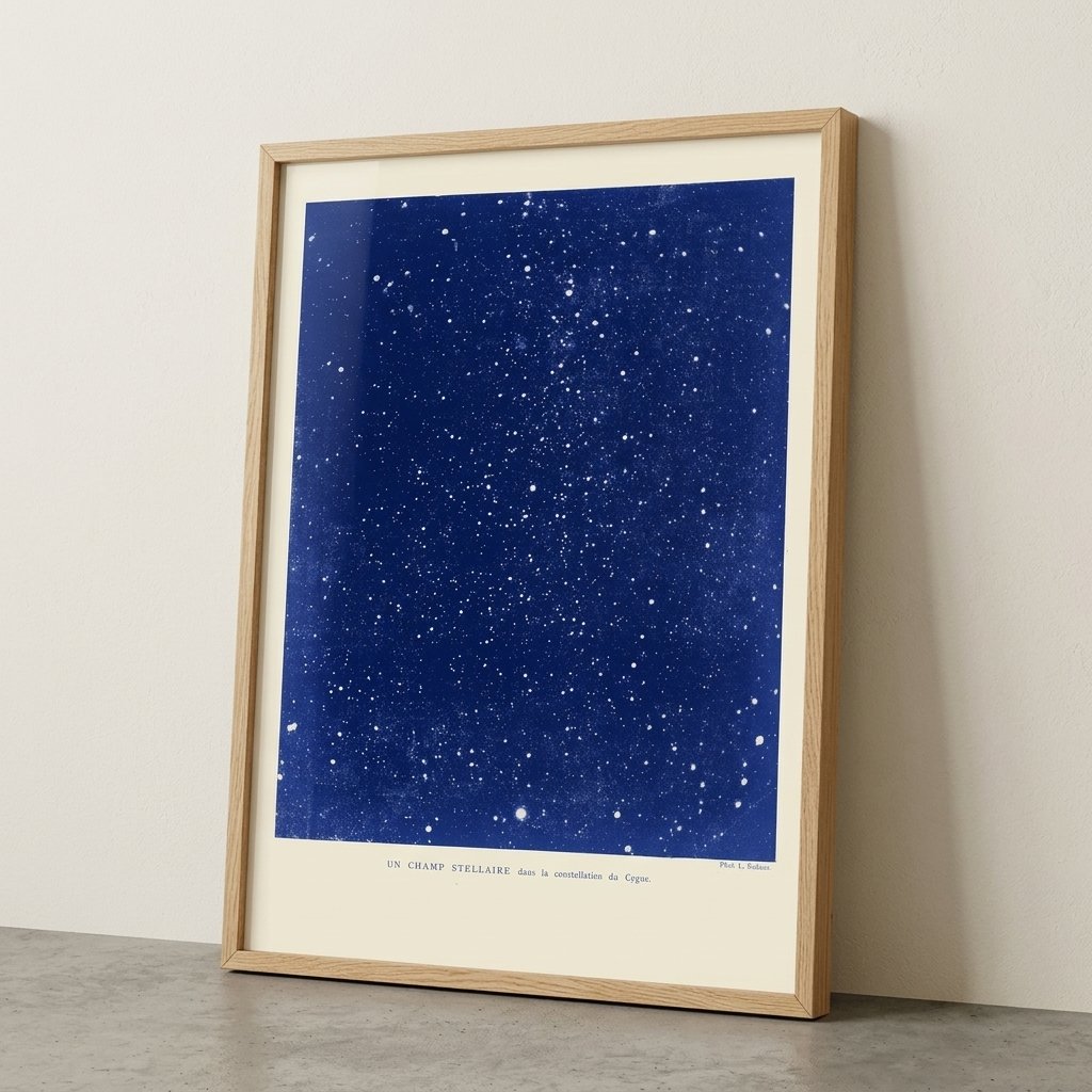 Un champ stellaire dans la constellation du Cygne