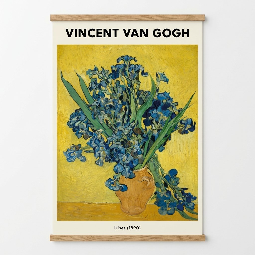 Iris - Flores en Violet y Azul — vista 5