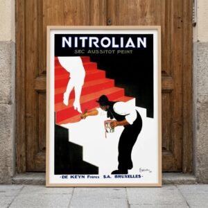 Nitrolian - Cartel Publicitario Art Nouveau